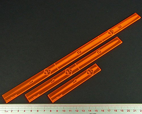Space Fighter, Multi-Range Fire Gauge Set, fluorescent orange (3)