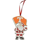 Tennessee Volunteers Santa Metal Christmas Ornament