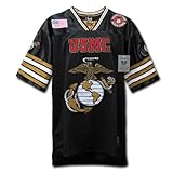 Rapiddominance USMC Football Jersey, Black, X-Large