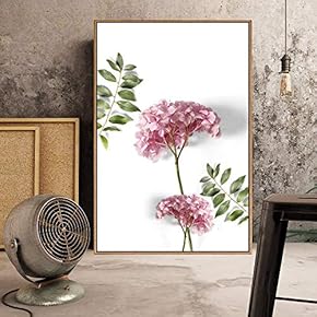 Floating Framed Canvas Wall Art for Living Room, Bedroom Flowers Canvas Prints for Home Decoration Ready to Hang - 16x24 inches