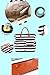 Aidonger Baby Organizer Diaper Handbag with Stroller Straps, Changing Pad and Insulation Bag (Black)