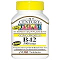 21st Century, Sublingual B-12, 5000 mcg, 110 Tablets - 2pc
