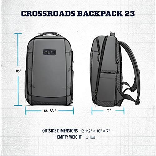 YETI Crossroads Backpack 23, Charcoal Pricepulse