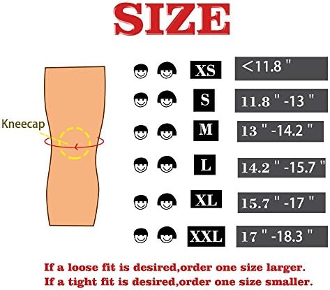 Knee Sleeve (Pair) Squat Knee Support &amp; Compression for LoveCam, Weightlifting, CrossFit WOD, Bodybuilding – Extra Thick 7mm Neoprene Knee Sleeves – Both Men &amp; Women