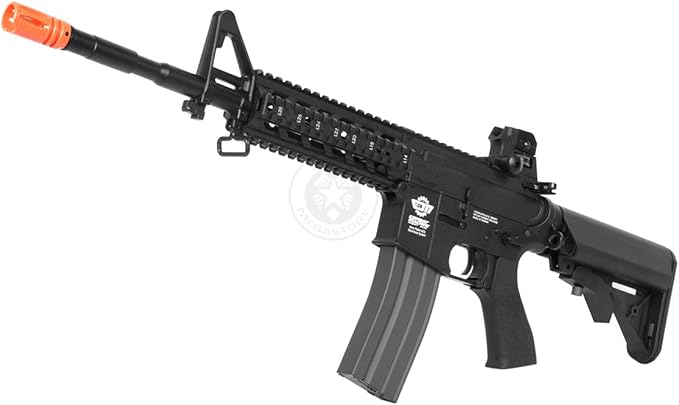 Amazon Com G G Airsoft Combat Machine M4 Raider High Performance Full Metal Gearbox Aeg Rifle W Integrated Ras And Crane Stock Airsoft Gun Airsoft Rifles Electric Full Metal Sports Outdoors