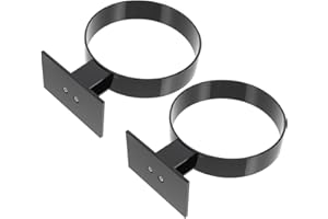 TIKODIDA 2pcs Acrylic Headband Holder Stand Black, Headband Organizer for Bedroom Accessories, Hairband