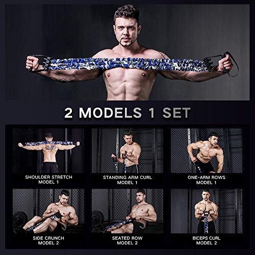 INNSTAR-Pedal-Resistance-Band-Multifunction-Pull-Rope-Fitness-Equipment-Upgraded-3-Bands-Natural-Latex-Sit-up-Bodybuilding-Expander-for-ABS-Waist-Arm-Chest-Stretching-Slimming-Training