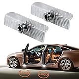 2pcs Fit for Nissan LED Car Door Light Laser Projector Light Welcome Shadow Light Car Logo Bulb Kit Compatible with Nissan Altima Armada Maxima Titan Quest