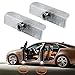 2pcs Fit for Nissan LED Car Door Light Laser Projector Light Welcome Shadow Light Car Logo Bulb Kit Compatible with Nissan Altima Armada Maxima Titan Quest