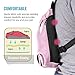 Pawaboo Pet Carrier Backpack, Adjustable Pet Front Cat Dog Carrier Backpack Travel Bag, Legs Out, Easy-Fit for Traveling Hiking Camping for Small Medium Dogs Cats Puppies, Small, Pink