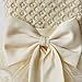 TiaoBug Baby Girls Flower Wedding Pageant Princess Bowknot Communion Party Dress Beige 12-18 Months