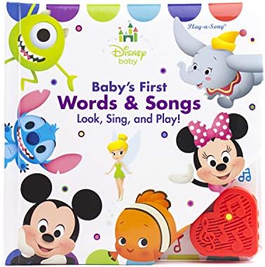 Disney Baby Mickey, Minnie, Dumbo and More! - First Words & Songs Sound Book - PI Kids