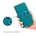 Compatible with iPhone 7 Wallet Case, iPhone 8 Case Embossed Love PU Leather Case Full Protective Anti-Scratch Resistant Cover Magnetic Case Slot Wrist Strap Case (Embossed Love)