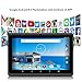 iRULU 7 inch Tablet Google Android 6.0 Quad Core 1024x600 Dual Camera Wi-Fi Bluetooth,1GB/8GB,Play Store Netfilix Skype 3D Game Supported GMS Certified with One Year Warranty (Black)