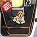 Doggie World Dog Car Seat Cover for Back Seat for XL Cars, SUVs & Trucks - Durable Car Cover Protector for Dogs, Nonslip Backseat Dog Hammock, Waterproof Scratchproof Protection Against Dirt, Pet Fur