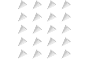 CIMAXIC 250pcs 3.7oz Disposable Cone Shape Paper Cups for Cold Drinks Juice Water Party Use