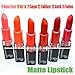 6 KLEANCOLOR MADLY MATTE LIPSTICK SET VIVID RED MELON ORANGE LIP STICK