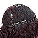 AISI QUEENS Short Dreadlock Curly Wigs for Black Women Braided Wigs African American Wig Heat Resistant Synthetic Twist Wig