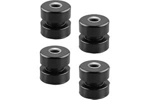 4 Pack Exhaust Poly Bushings Stack Fit for Peterbilt 357 375 376 377 378 379 385, Exhaust Bracket Bushing Replaces 21352 90.9