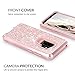 DUEDUE S9 Plus Case, Galaxy S9 Plus Case, Glitter Sparkle Bling Heavy Duty Hybrid Hard PC Cover Soft TPU Bumper Shockproof Full Body Protective Cases for Samsung Galaxy S9 Plus for Women, Rose Gold