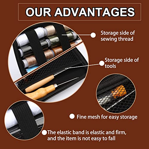 BAGERLA Upholstery Repair Kit, 48pcs Leather Sewing Kit with Upholstery