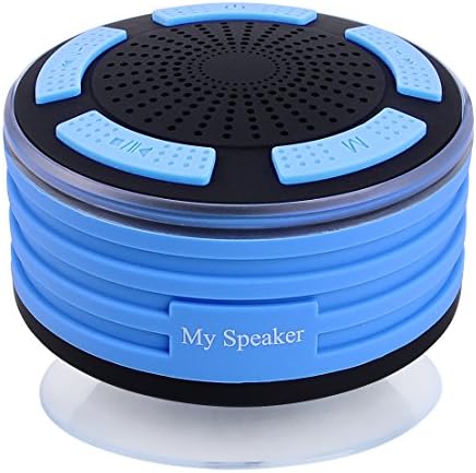 Shower Speakers - IPX7 Waterproof Bluetooth Speaker Built in FM Radio/Mic/Hands-Free for Shower,Outdoors,Beach,Pool,Kitchen &amp; Home