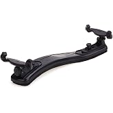 NANYI Violin Shoulder Rest for 3/4-4/4 size, Collapsible Adjustable -black | Collapsible Adjustable Violin Shoulder Pad with Mute &amp; Rosin, Soft Foam Ergonomic Violin Rest for Kids Students Beginners