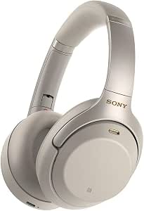 Sony WH1000XM3 Noise Cancelling Headphones : Wireless Bluetooth Over the  Ear Headset – Silver (2018 Version) : Electronics