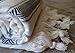 Dandelion - Ivory Basic Pattern - 100% Naturally-Dyed Cotton Turkish Towel Peshtemal - 71x39 Inches - Black