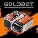 GOLDBAT1500mAh 14.8V 100C 4S RC Lipo Battery Packs with XT60 Connector for RC Helicopter, FPV (2 Packs)