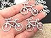 30pcs Bicycle Bike Sports Charm Pendant for DIY Crafting Key Chain Bracelet Necklace Jewelry Making Findings(AntiqueSilver)