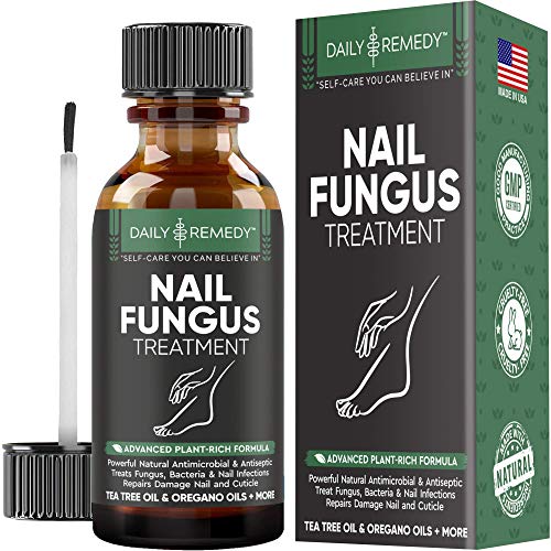 Daily Remedy Anti-Fungus Nail Treatment – Toe Nail Fungus Stopper for Athlete’s Foot Treatment, Anti-fungal & Essential Oil Nail Fungus Treatment – Made in USA