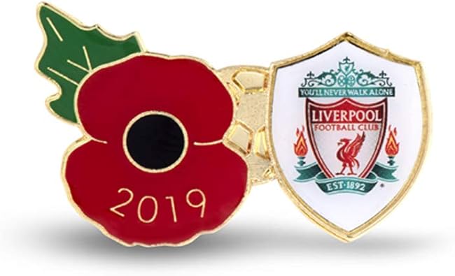 The Royal British Legion Liverpool Poppy Football Pin 2019 Amazon Co Uk Jewellery