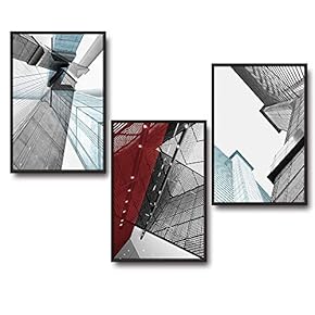 wall26 3 Piece Framed Canvas Wall Art for...