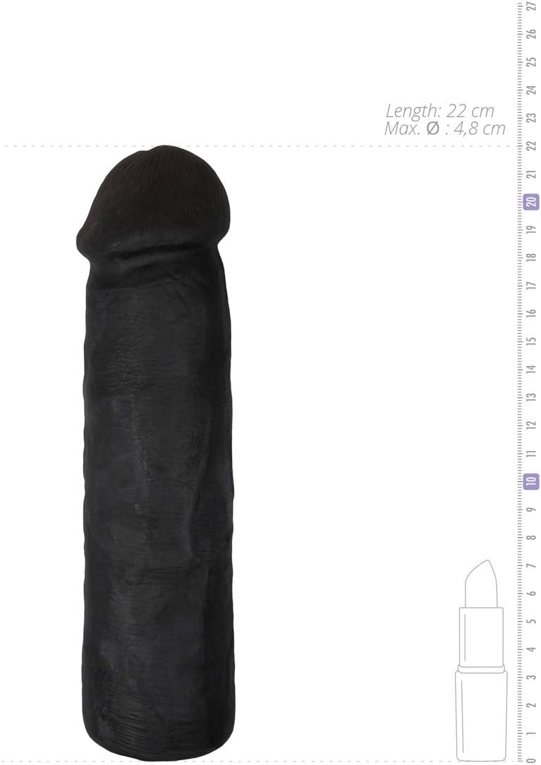 LATEX Black Penis Sleeve - Image 5