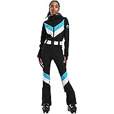 GSOU SNOW Ski Suit Women Snowsuit Slim One Piece Jumpsuit Snow Jackets Waterproof Winter Windproof Outdoor Sports Warm