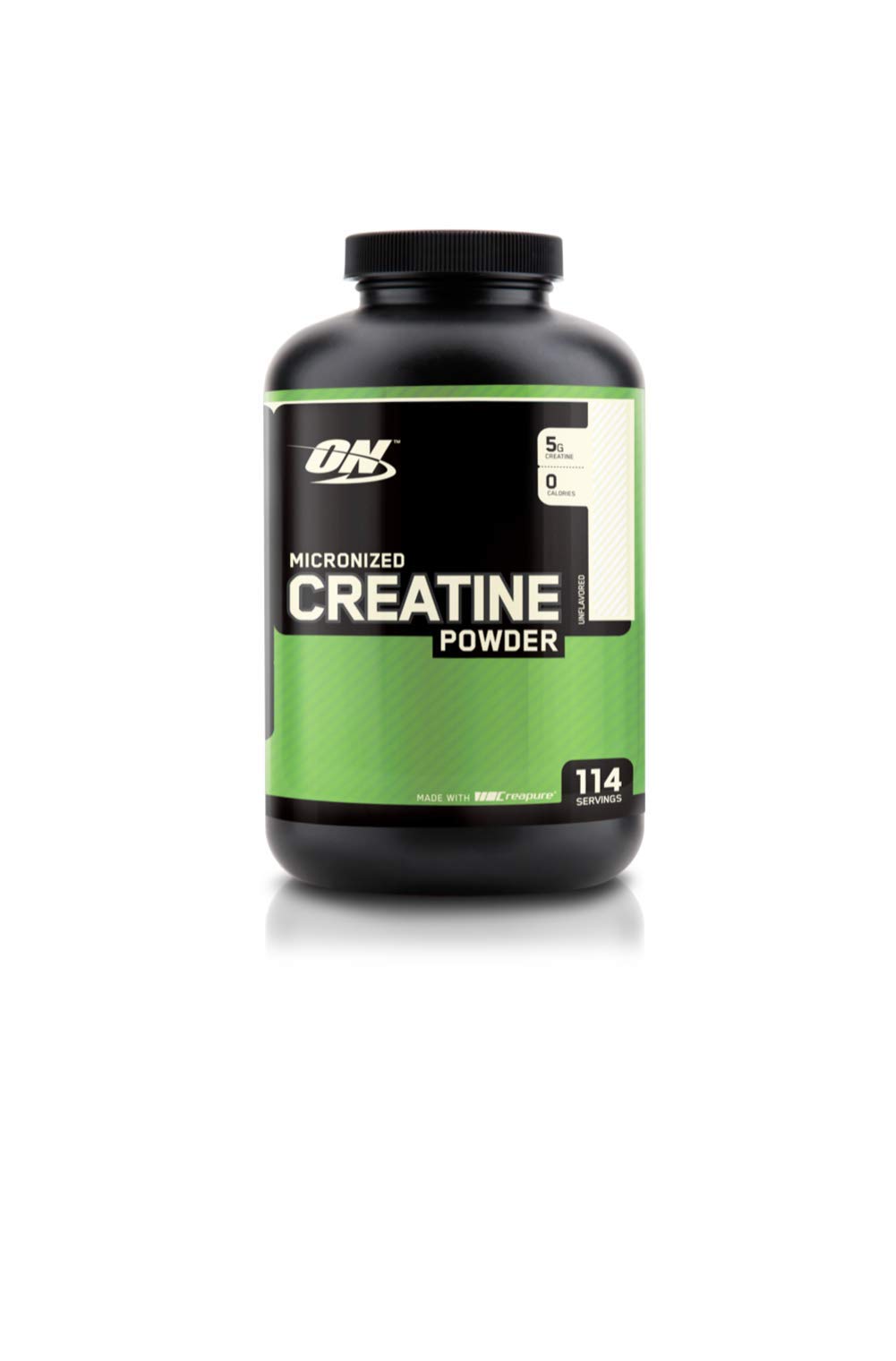 OPTIMUM NUTRITION Micronized Creatine Monohydrate Powder, Unflavored, 600g