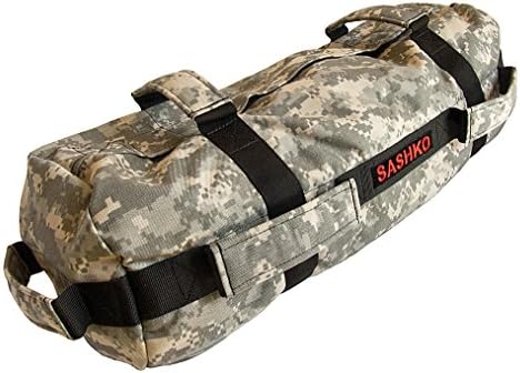Sashko Sport Sandbags - Sandbags for Training, CrossFit and Functional Workouts, Fitness, Athletic and Tactical Conditioning (camouflage, M - medium)