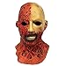Molezu Halloween Novelty Horror Mask, Costume Party Cosplay Latex Burn Half Face Mask