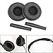 seninhi Soft Leather Headphone Ear Pads Cushion Pads for Sennheiser PX200 PX80 PC36 PX100 PMX100 PMX200 PXC300 PXC250 Earpads (Black)