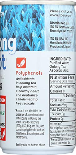 ITO EN, TEA OOLONG SHOT, 6.4 FL OZ