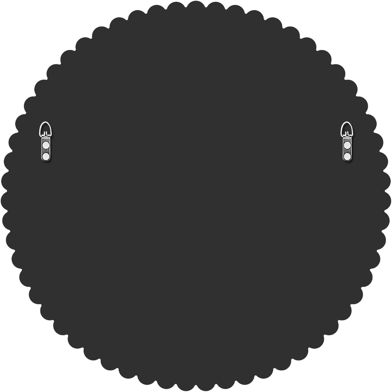 Luxury Round Wall Mirror Decorative - Circle Wall Mirror for Bedroom Livingroom: Furniture & Decor