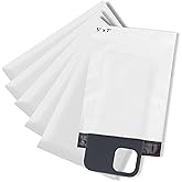 Small Poly Mailers 5x7, Solid White Shipping Bags - Tear And Puncture Free Poly Bags - Water Resistant Mailing Bags - Packaging Bags For Small Business - 100 Count