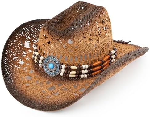 Bullhide Montecarlo Anytime Vented Raffia Western Hat with  display picture 1