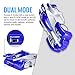 SGILE Remote Control Car Toy, Wall Climbing RC Car - Dual Mode 360° Rotating LED Head Stunt Car, Birthday Present Gift for Kids, Blue