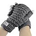 Touch Screen Gloves, Women Girls Boys Winter Thick Wool Knit Warm Gloves Touchscreen Texting Gloves Outdoor Cycling Motorcycle Hiking Driving Skiing Windproof Thermal Mittens Gloves Hand Warmer Gift