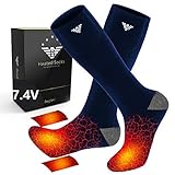 Heated Socks Rechargeable for Men/Women - 2021 Upgraded Electric Socks for Winte