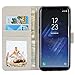 UrSpeedtekLive Galaxy S8 Plus Wallet Case Folio Flip Premium PU Leather Case Cover w/Card Holder Slot Pockets, Wrist Strap, Magnetic Closure Compatible with Galaxy S8 Plus (2017),Believe in Yourself