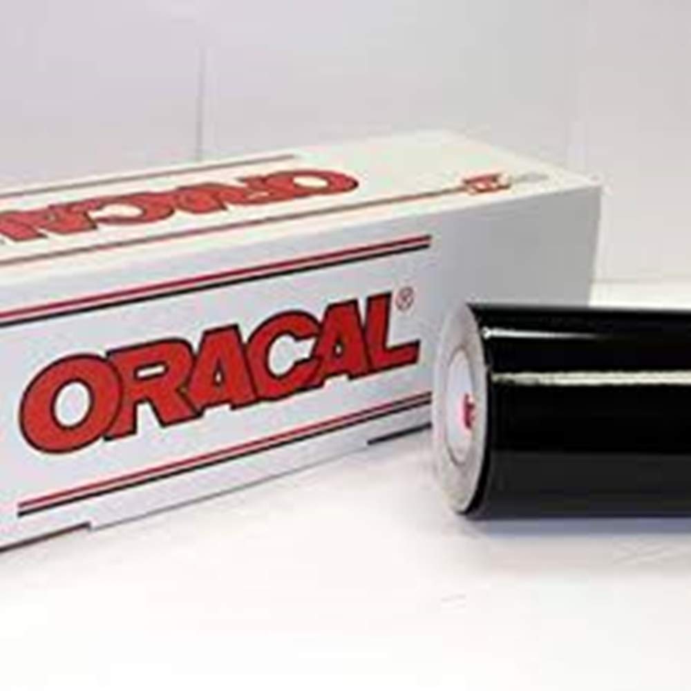 ORACAL 651 Permanent Adhesive Black Gloss Vinyl (12