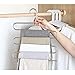 Eityilla S Type Clothes Hanger Stainless Steel Space Saving Hangers 5 Layers Closet Storage Organizer for Jeans Trousers Tie Belt Scarf (4-Pieces)